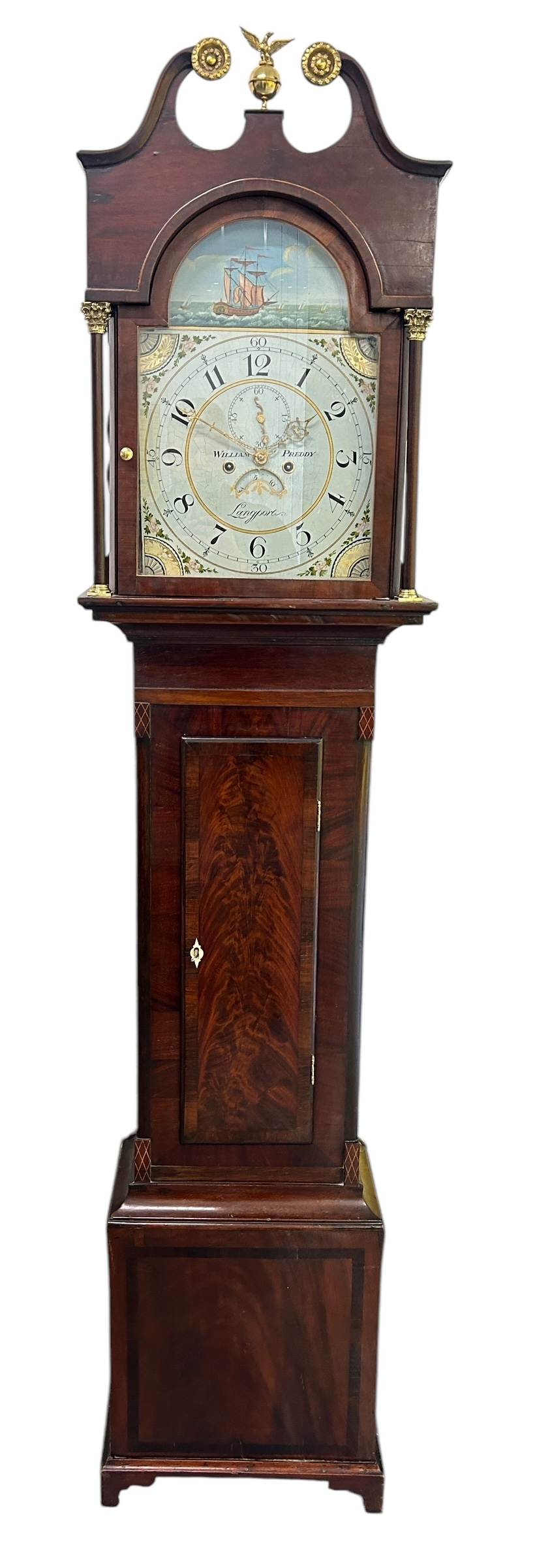 Fabulous Antique English “Langport” Longcase clock - 8 day - Image 15