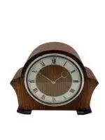 Wonderful Vintage English art deco oak case mantel clock – ca1950s