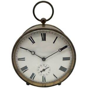 Rare wonderful Brevete Round Carriage alarm clock – ca1890