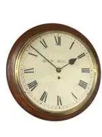Wonderful Victorian walnut case English Fusee dial clock – ca1890