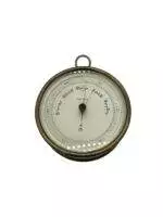 Antique compensating aneroid wall Barometer
