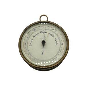 Antique compensating aneroid wall Barometer