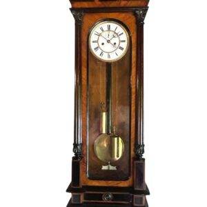 Fabulous Gustav becker Vienna twin Weight Wall clock - ca1890