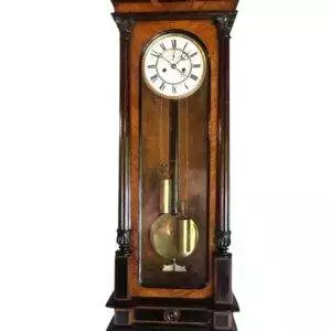 Fabulous Gustav becker Vienna twin Weight Wall clock - ca1890