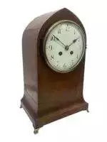 Antique 8 day inlaid case Mantel clock – ca 1905