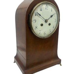 Antique 8 day inlaid case Mantel clock – ca 1905