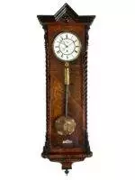 Amazing Rare maple eye Walnut Vienna Regulator Clock – Ca 1880