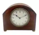 Charming Antique 8 day inlaid cased french Mantel clock – ca 1910
