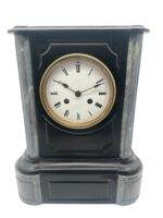 Lovely Slate & marble Mantel Clock – ca1880