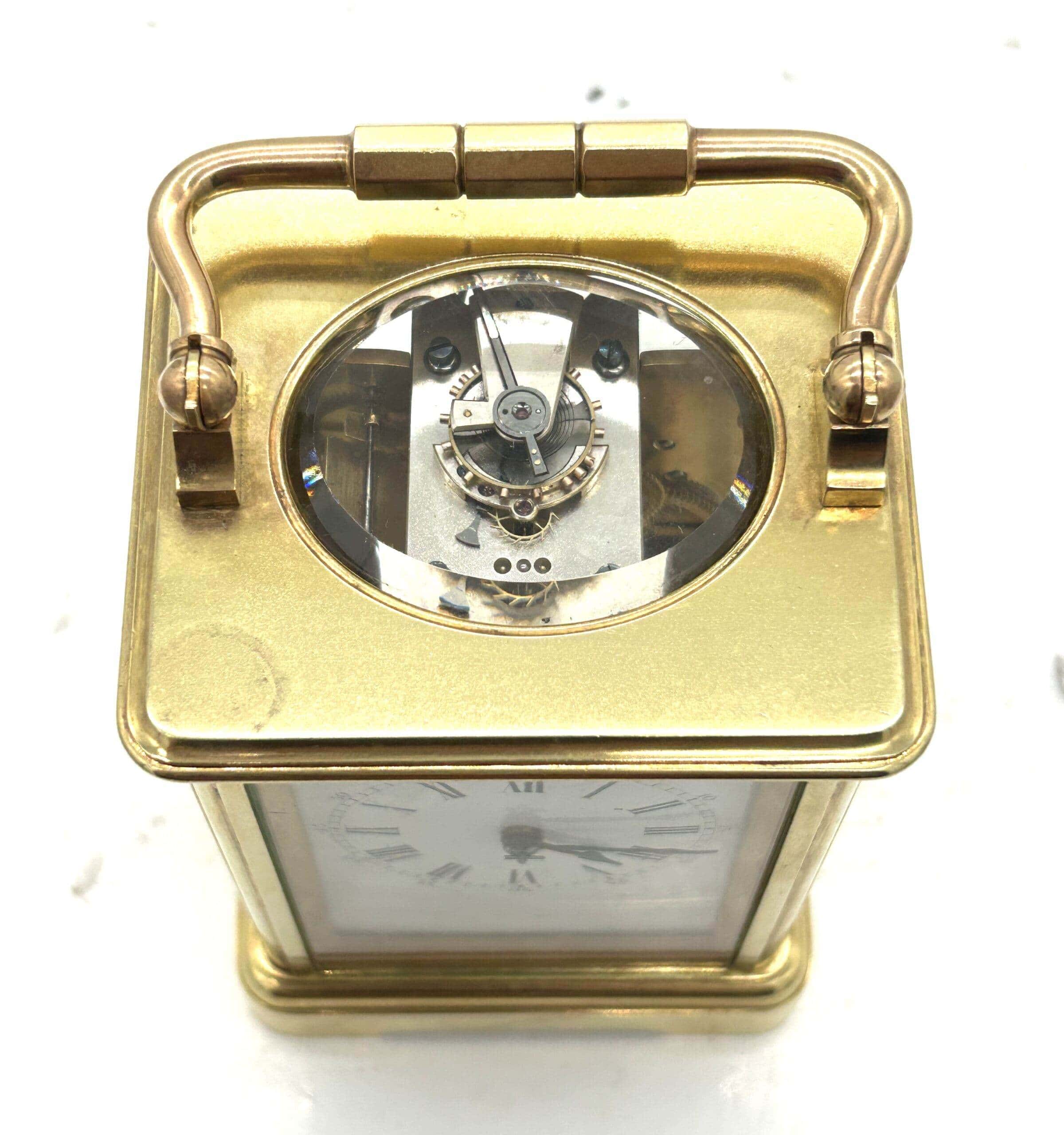 Charming antique Jacot striking Carriage Clock - Image 8