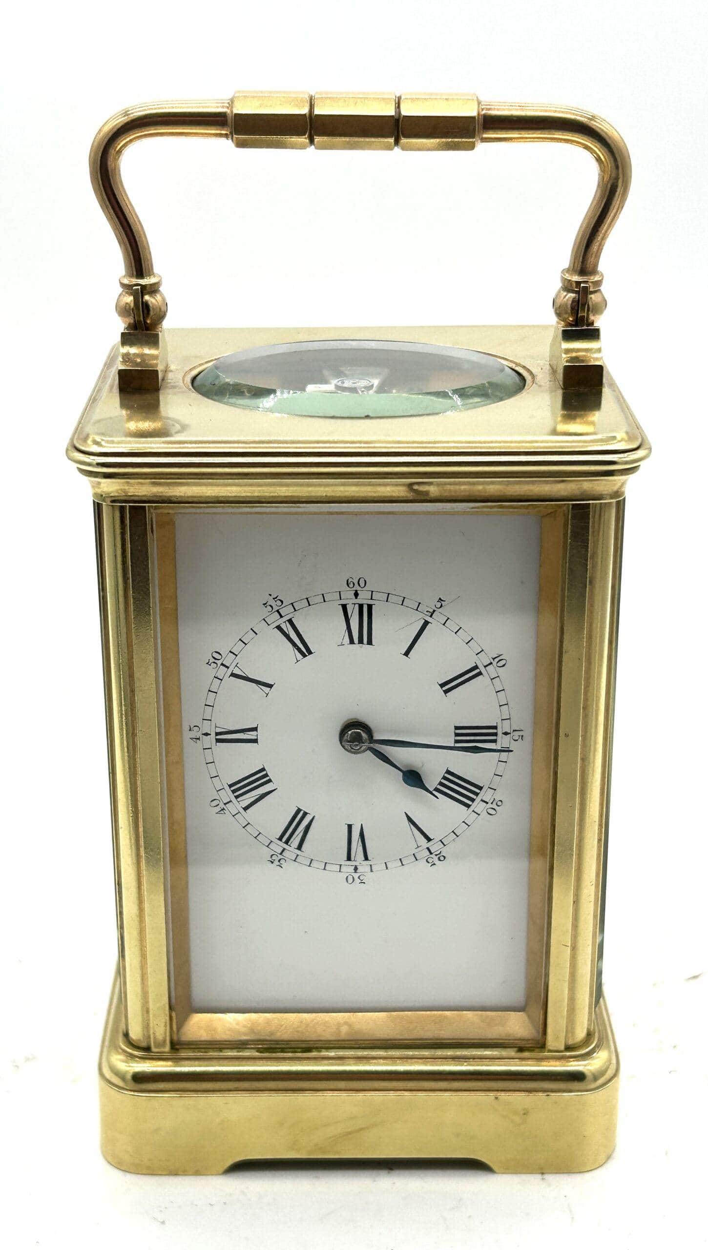 Charming antique Jacot striking Carriage Clock - Image 9