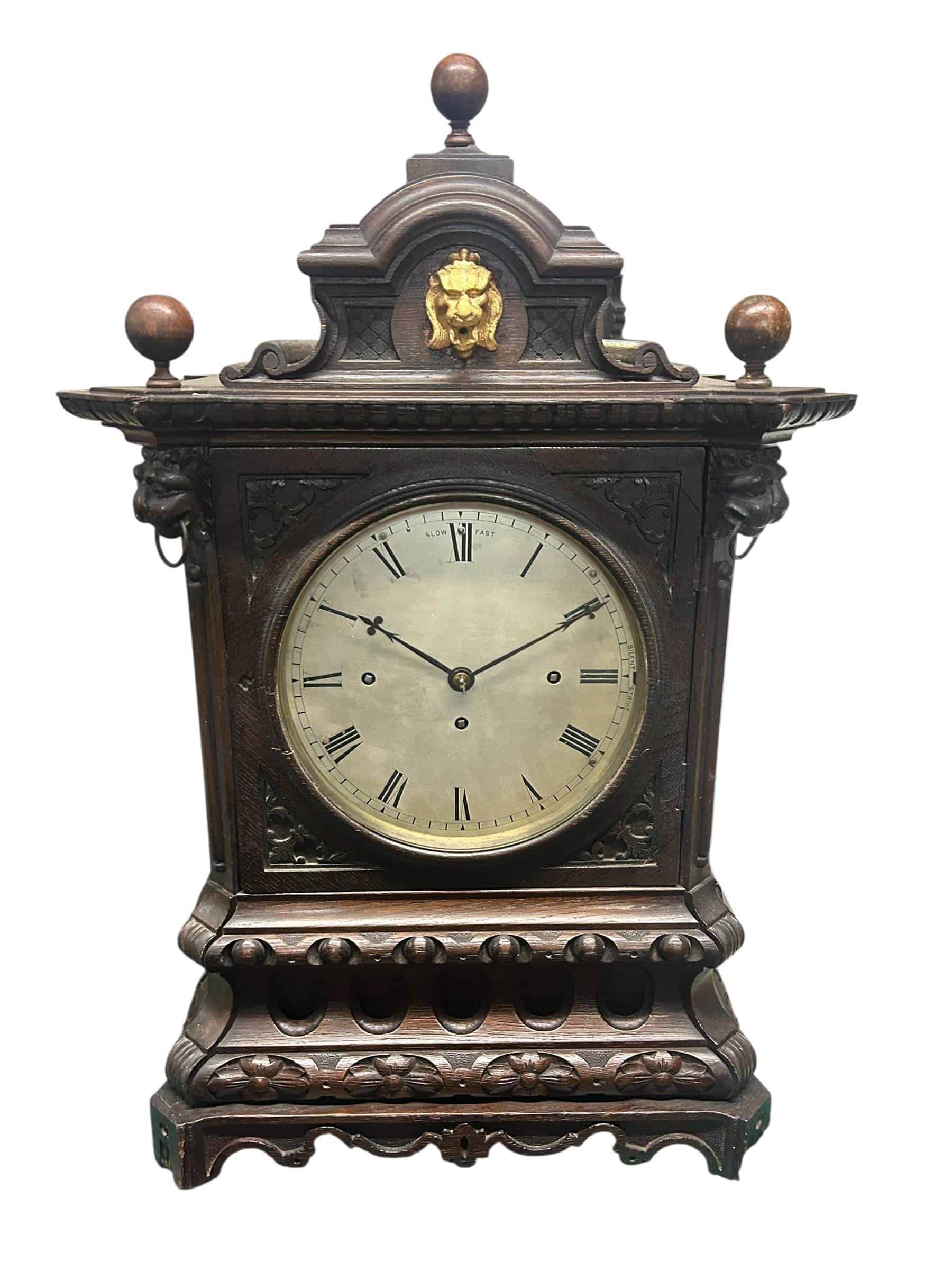 Stunning English Musical triple fusee Bracket Clock – 8 Day – ca1870 - Image 12