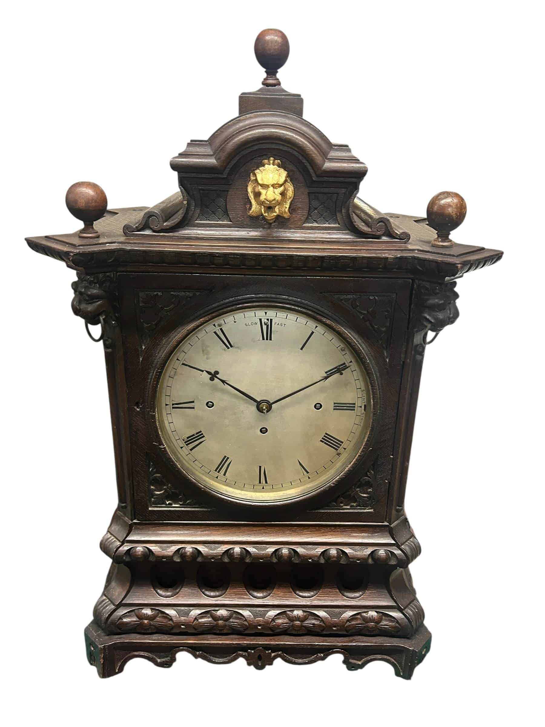 Stunning English Musical triple fusee Bracket Clock – 8 Day – ca1870 - Image 4