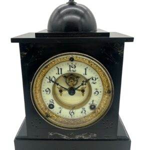 Lovely American Ansonia Slate Mantel Clock – ca1900