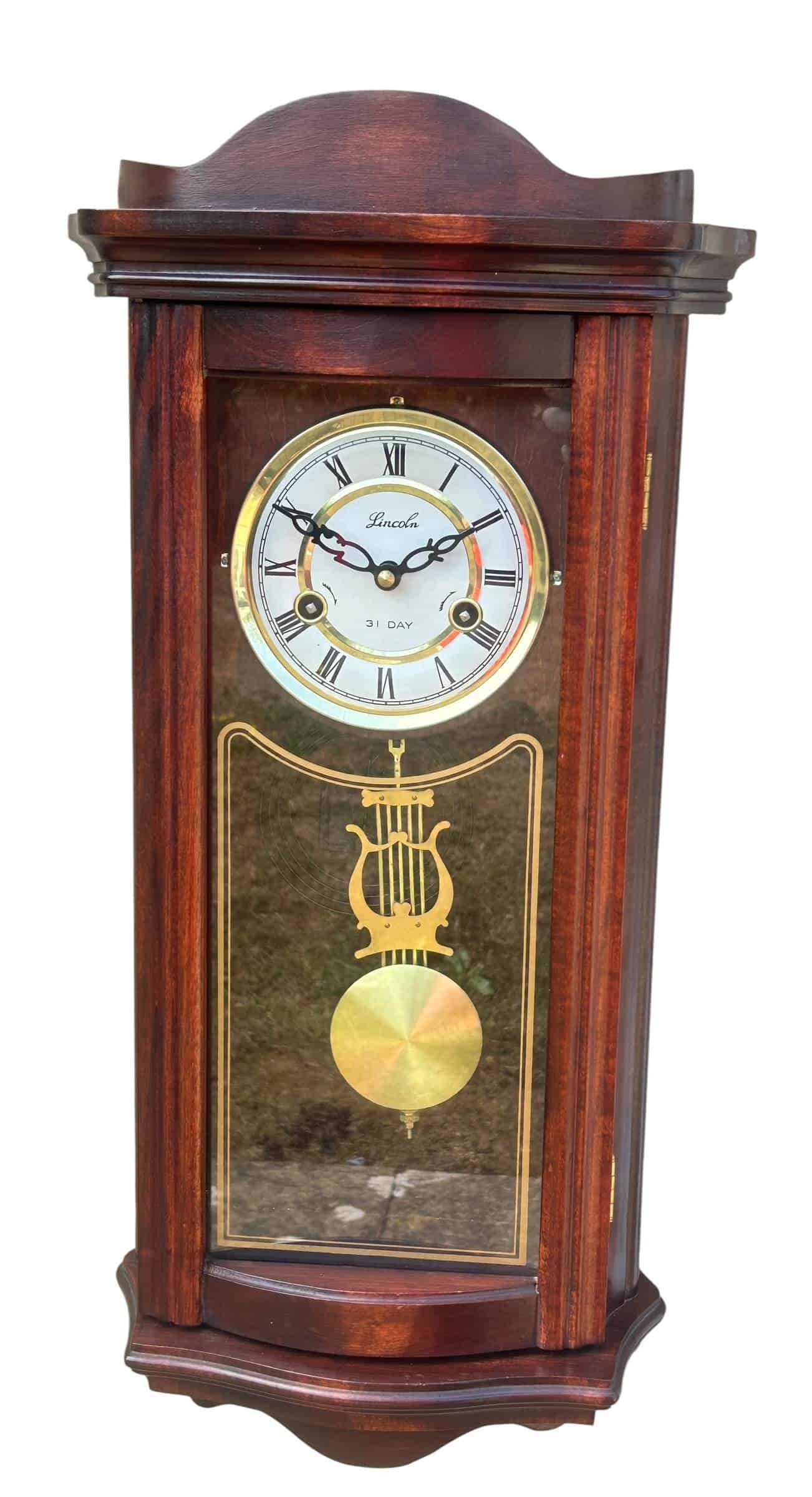 Vintage Lincoln 31 day wall clock - Image 5