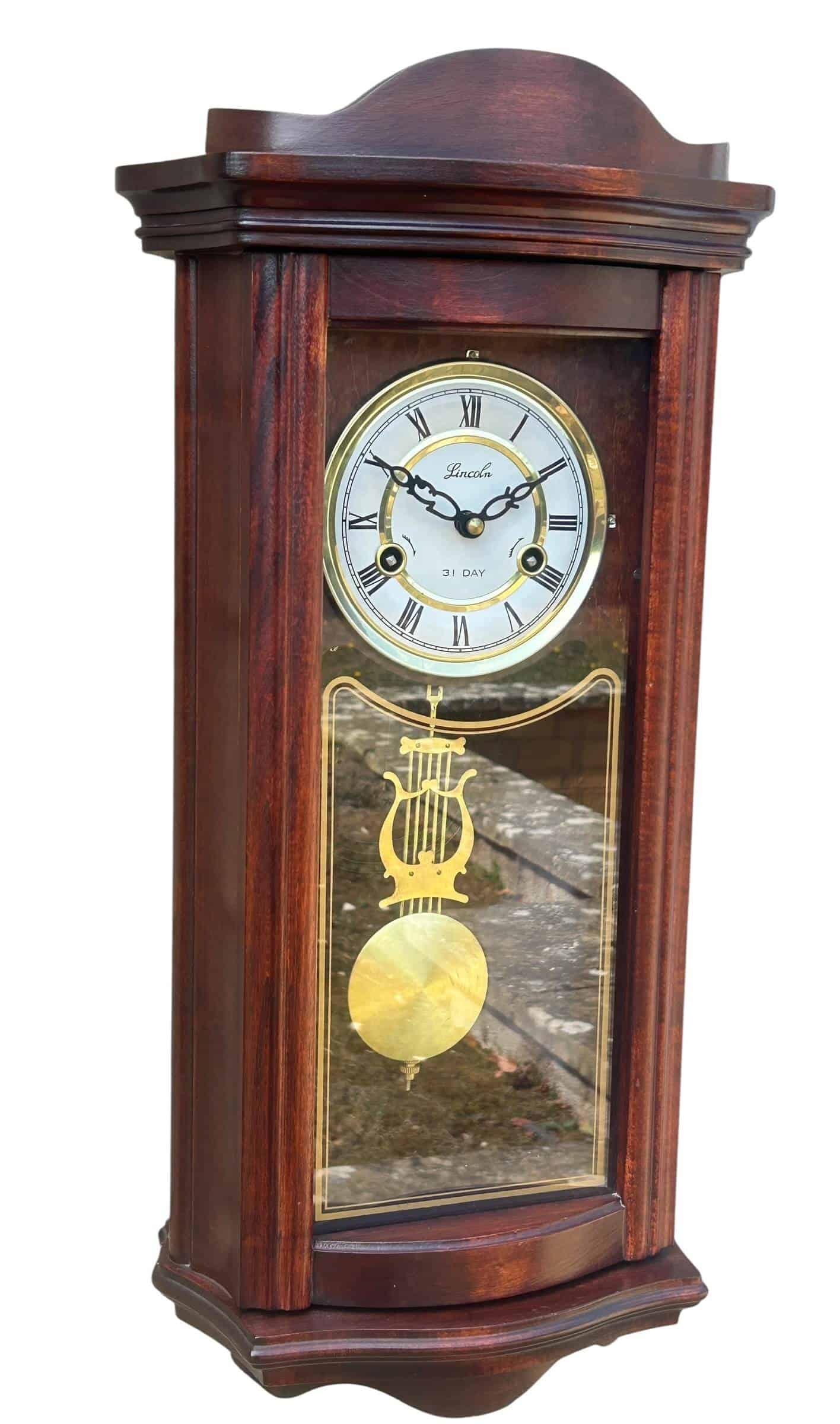 Vintage Lincoln 31 day wall clock - Image 3