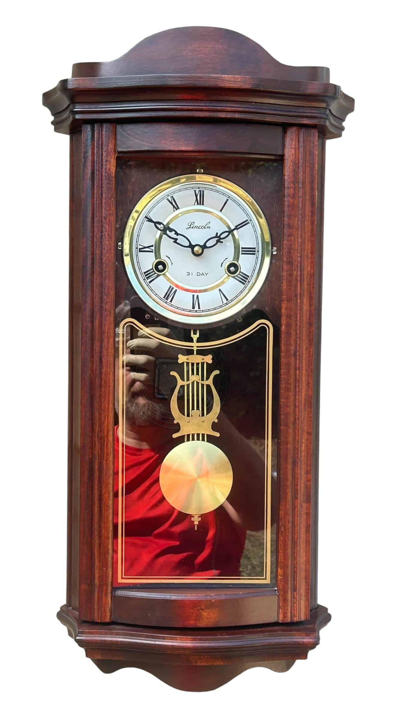 Vintage Lincoln 31 day wall clock