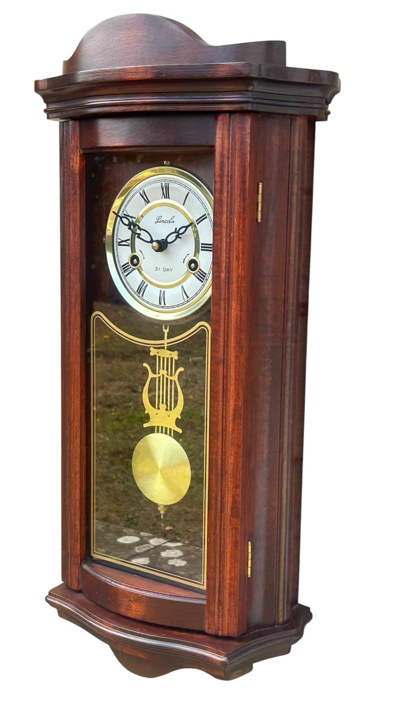 Vintage Lincoln 31 day wall clock - Image 2