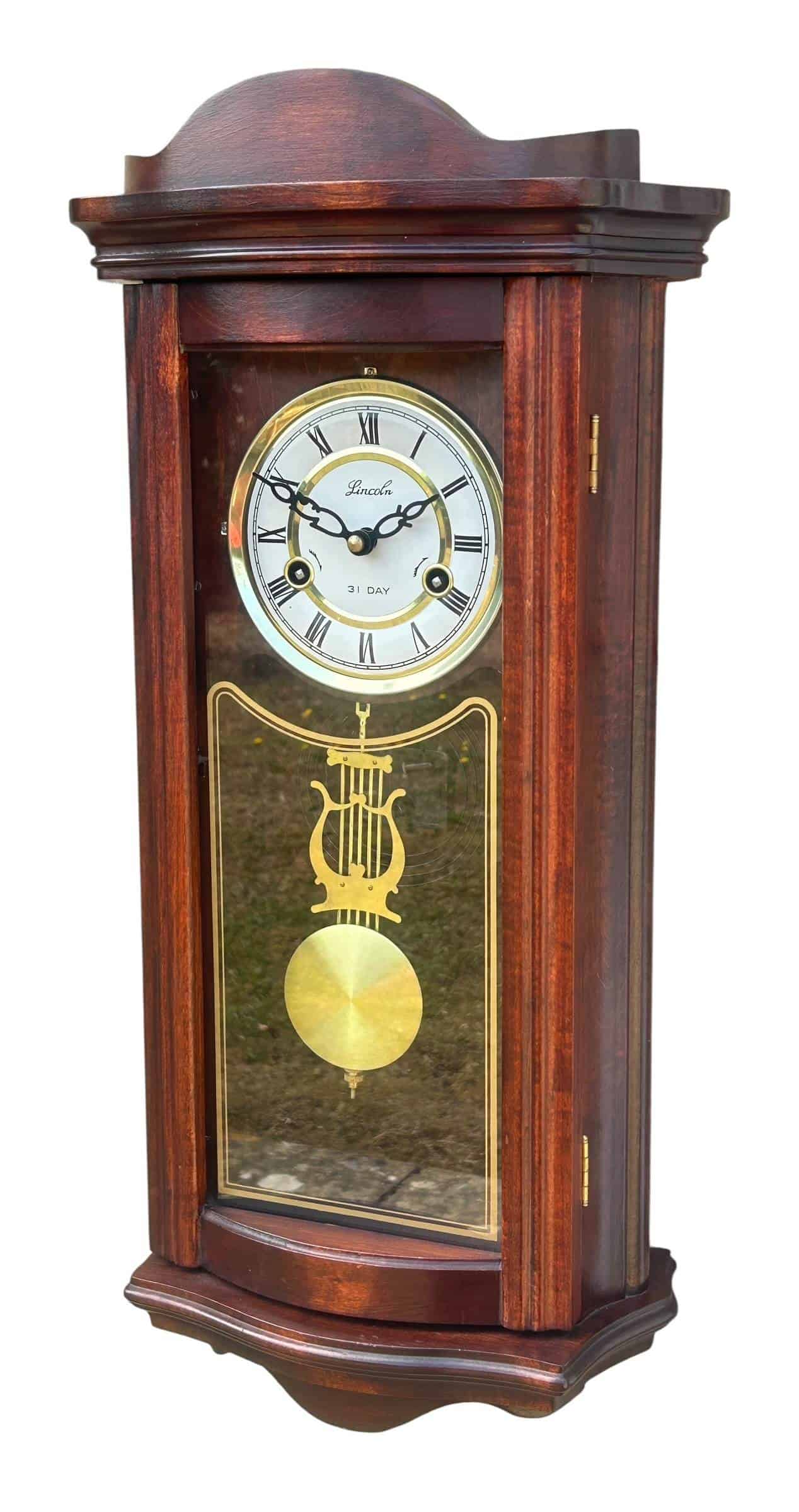 Vintage Lincoln 31 day wall clock - Image 6