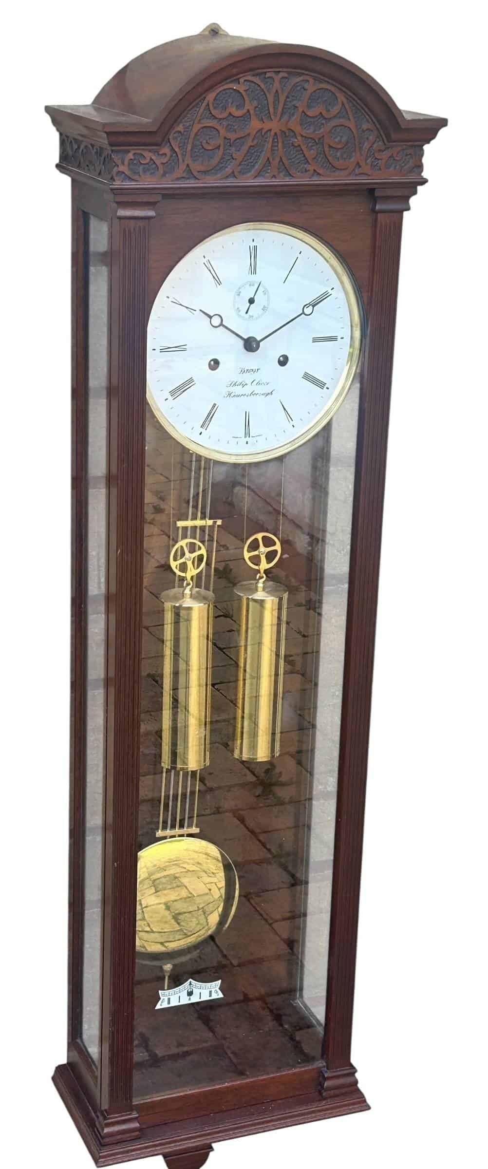 Kieninger twin weight wall clock