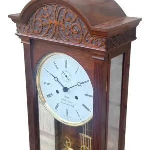 Kieninger twin weight wall clock