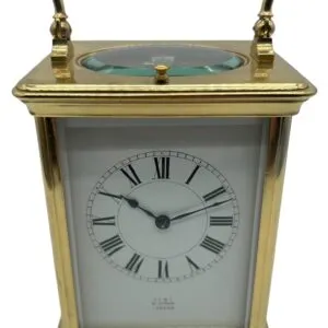 Fine Dent Carriage Clock, Large Model with Enamelled dial – French 8-Day Striking Movement with Repeat Feature
