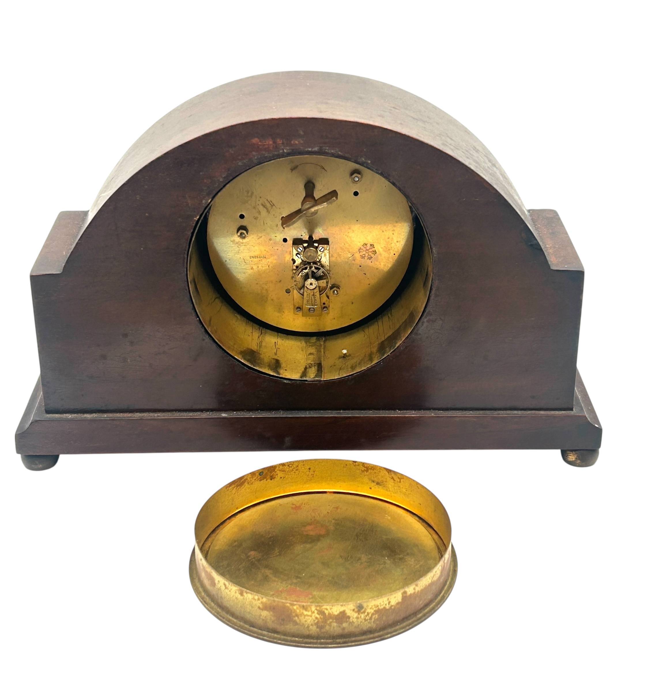 French Arched Top Mantel Clock – Fine Edwardian Timepiece C1905