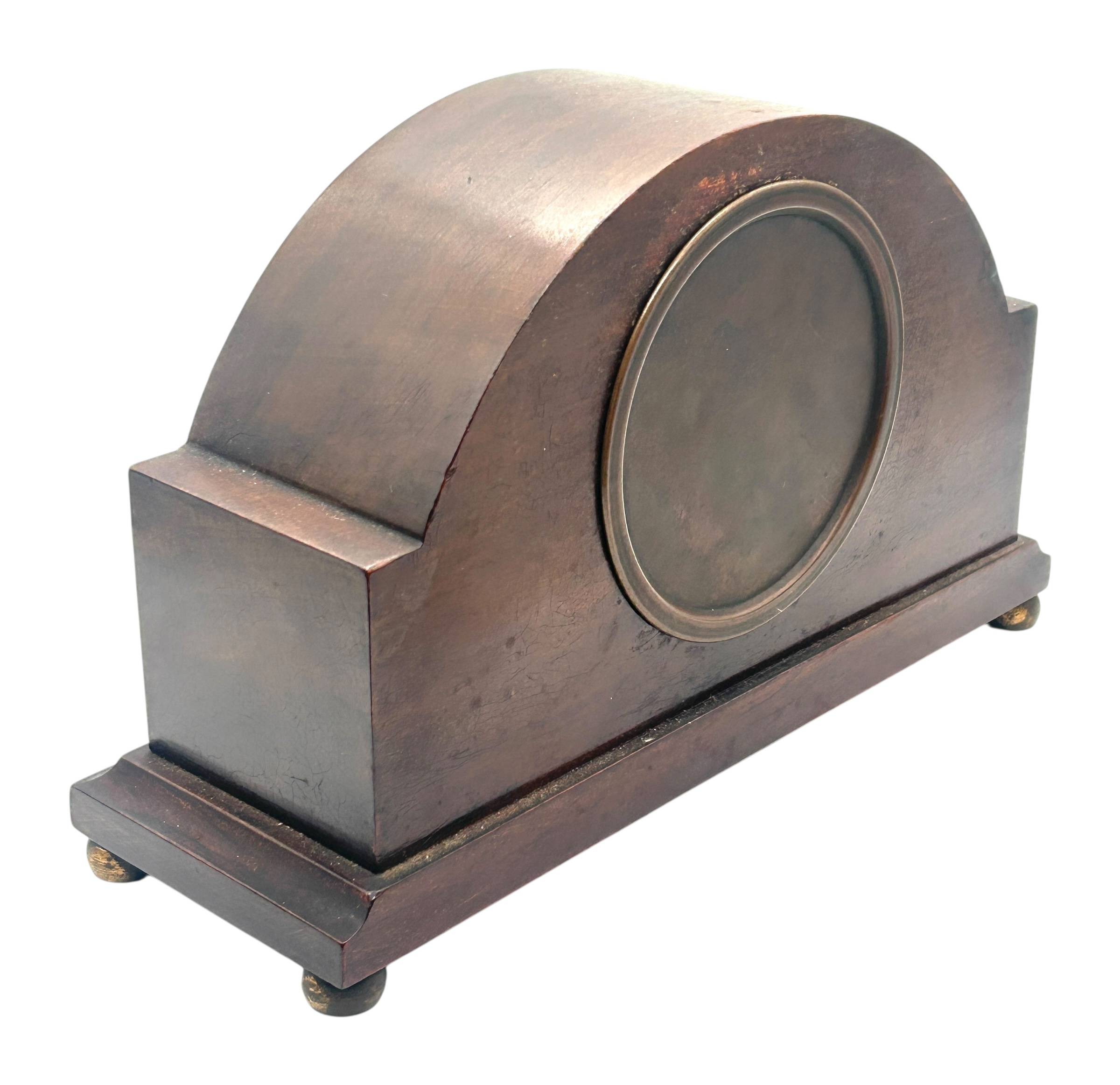 French Arched Top Mantel Clock – Fine Edwardian Timepiece C1905