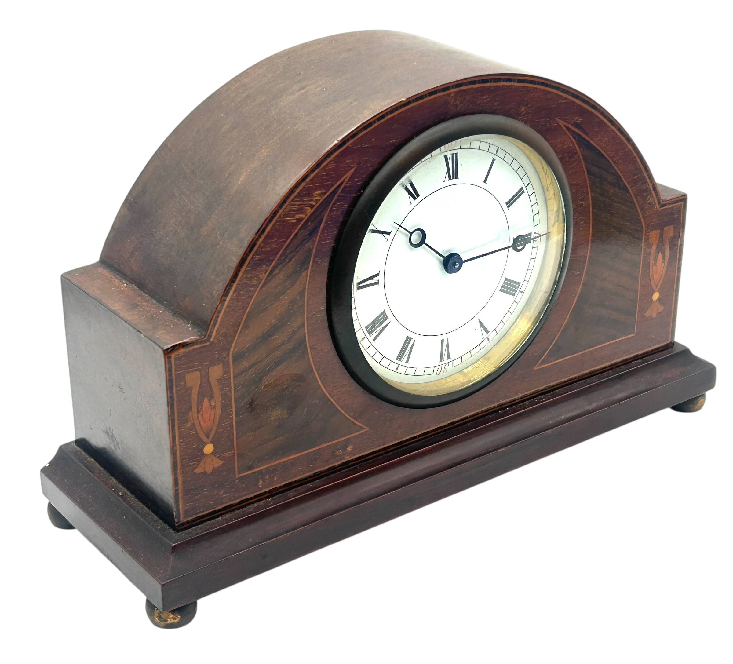 French Arched Top Mantel Clock – Fine Edwardian Timepiece C1905