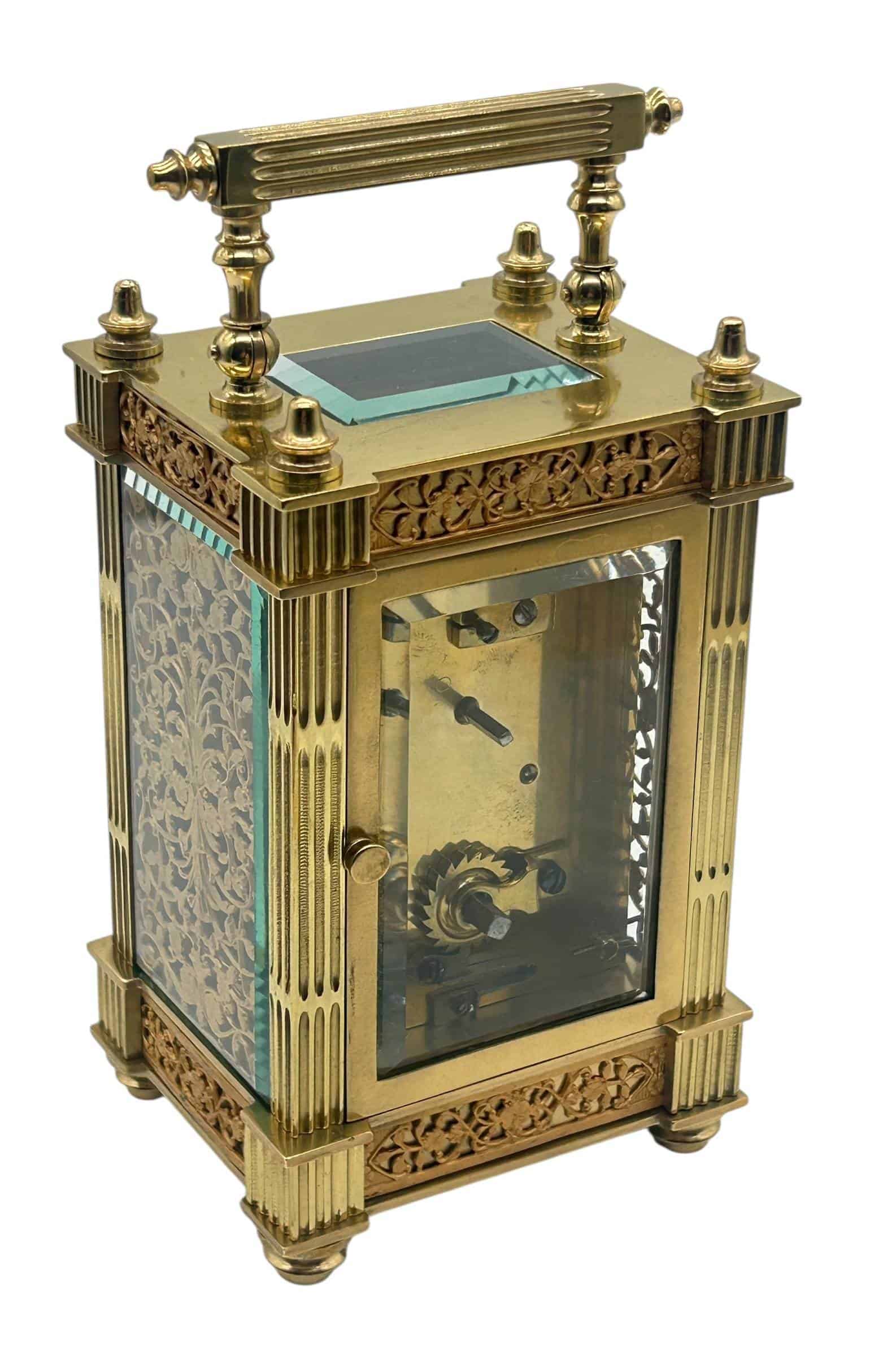 Carriage Clock, mantel clock, Vintage Clock, Antique Clock