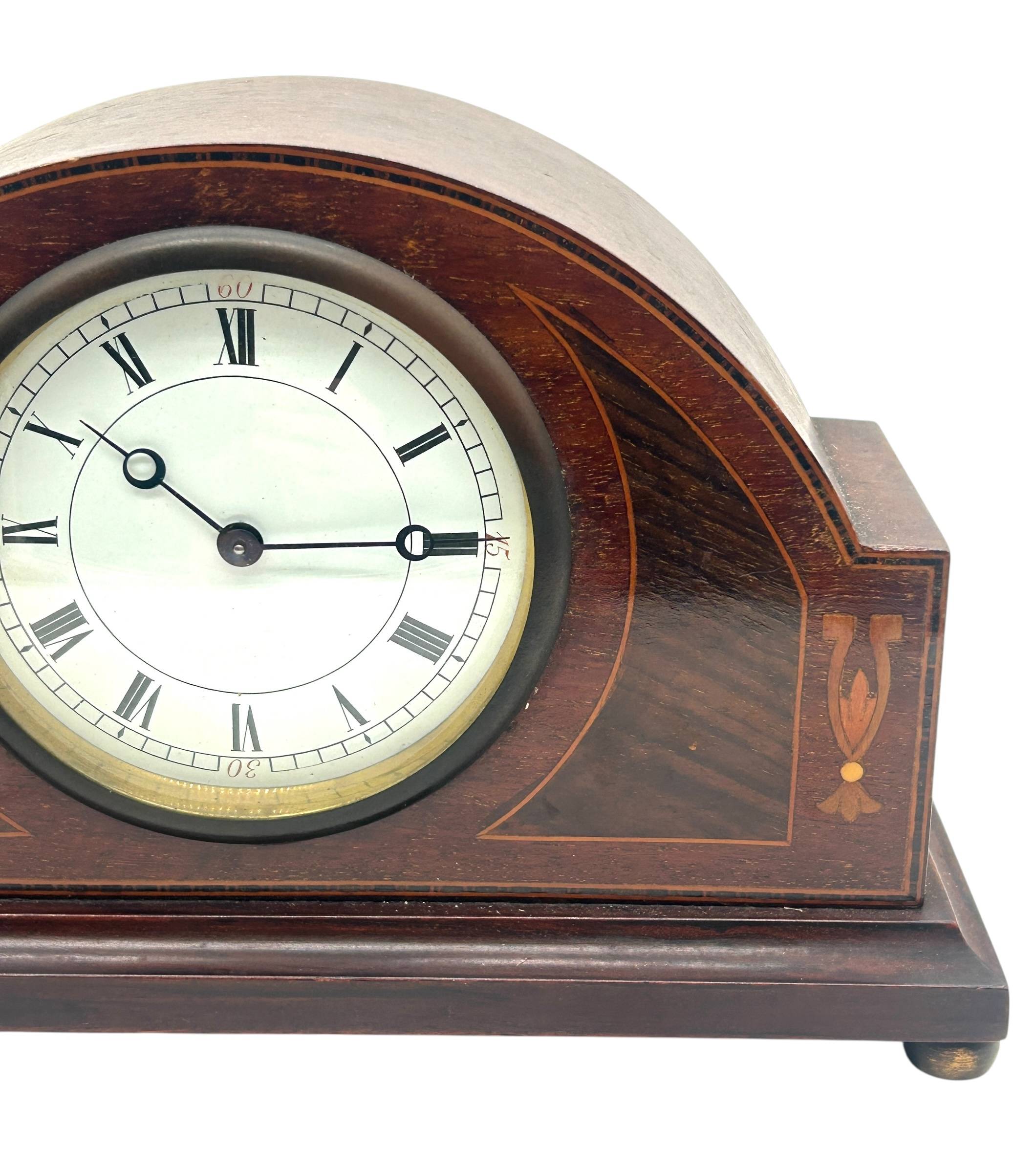 French Arched Top Mantel Clock – Fine Edwardian Timepiece C1905