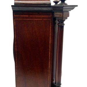 Edwardian Mahogany Mantel Clock – 8 Day Striking Clock – Pagoda Top C1900