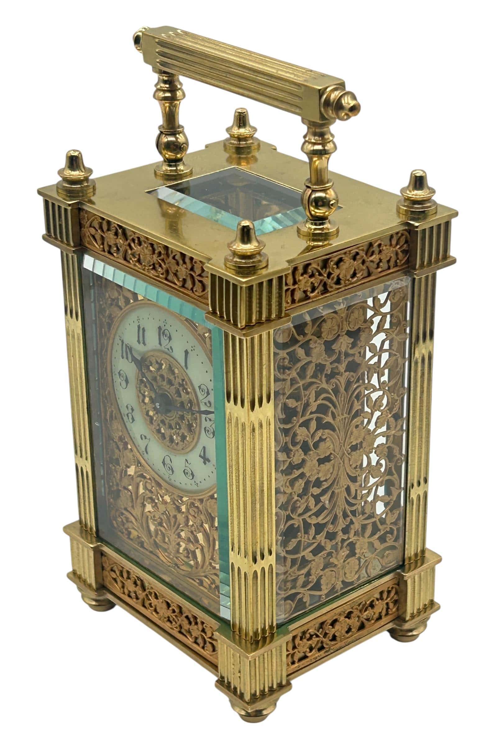 Carriage Clock, mantel clock, Vintage Clock, Antique Clock
