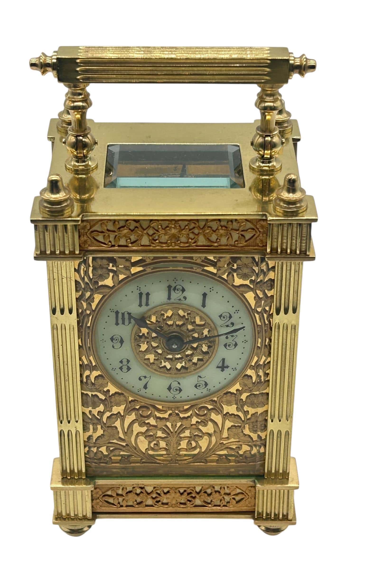 Carriage Clock, mantel clock, Vintage Clock, Antique Clock