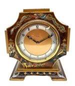 Interesting Chinoiserie Mantel Clock – Gilt Gold Decoration 8-day Clock