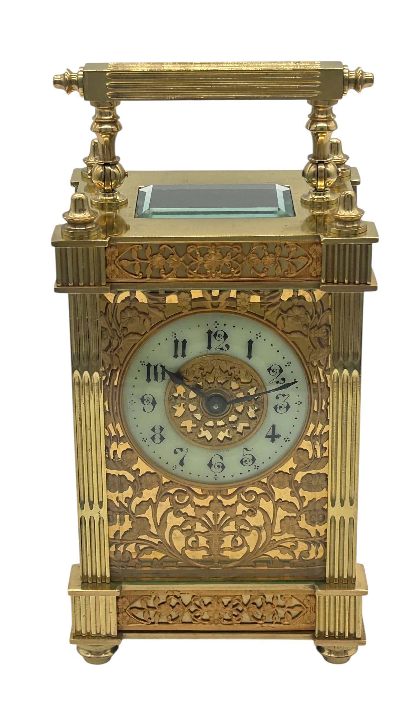 Carriage Clock, mantel clock, Vintage Clock, Antique Clock
