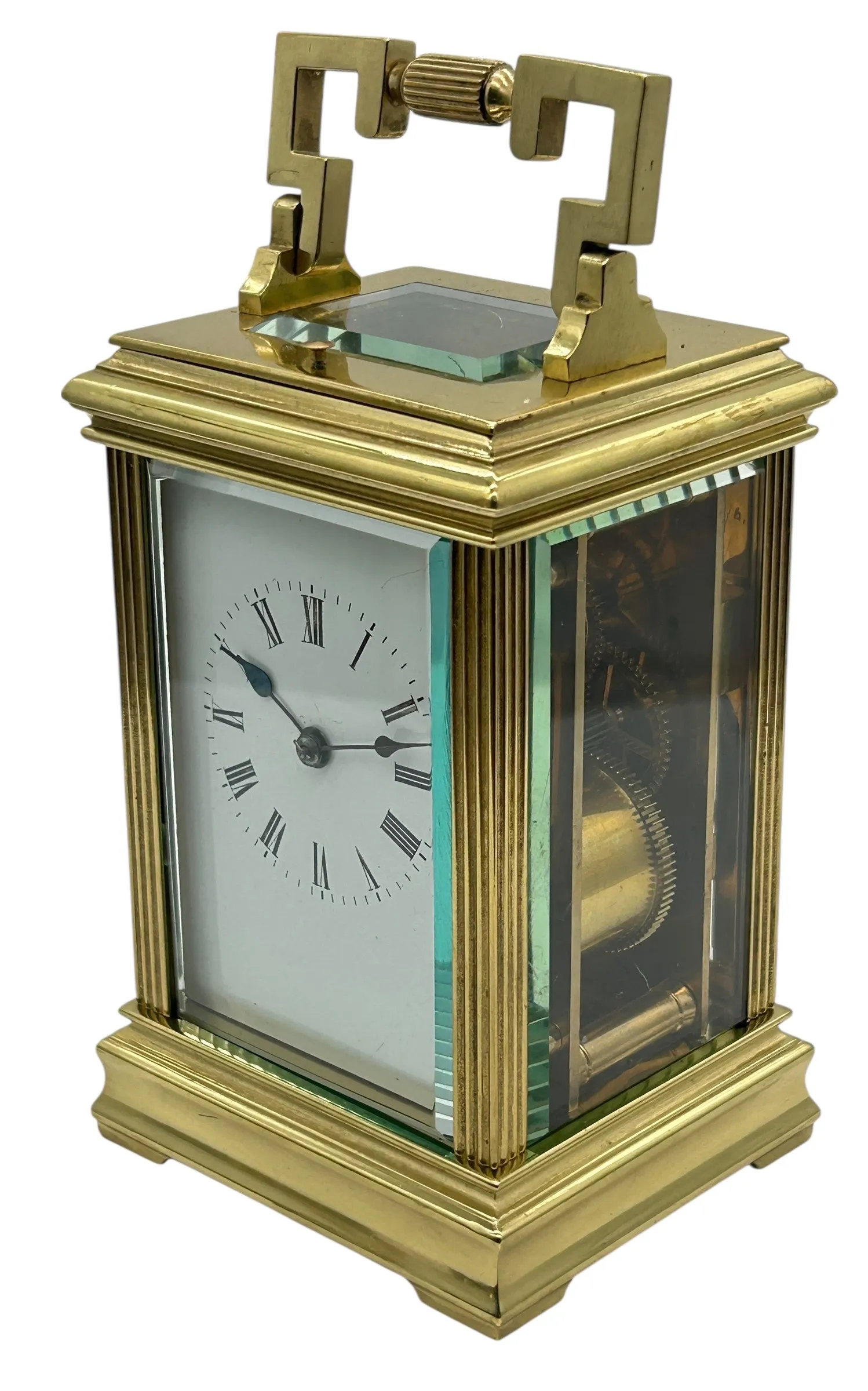 Réveil Design Jones Clocks Midnight Mini - Cadran Crème Chiffres Noirs - 9,5x8,5x4 Cm - Silencieux, Pile AA