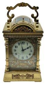 Fine Rare Victorian Mantel Clock – French 8-Day Carriage Clock With Repeat Feature