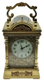 Fine Rare Victorian Mantel Clock – French 8-Day Carriage Clock With Repeat Feature