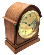 oak lancet clock English made