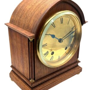 oak lancet clock English made