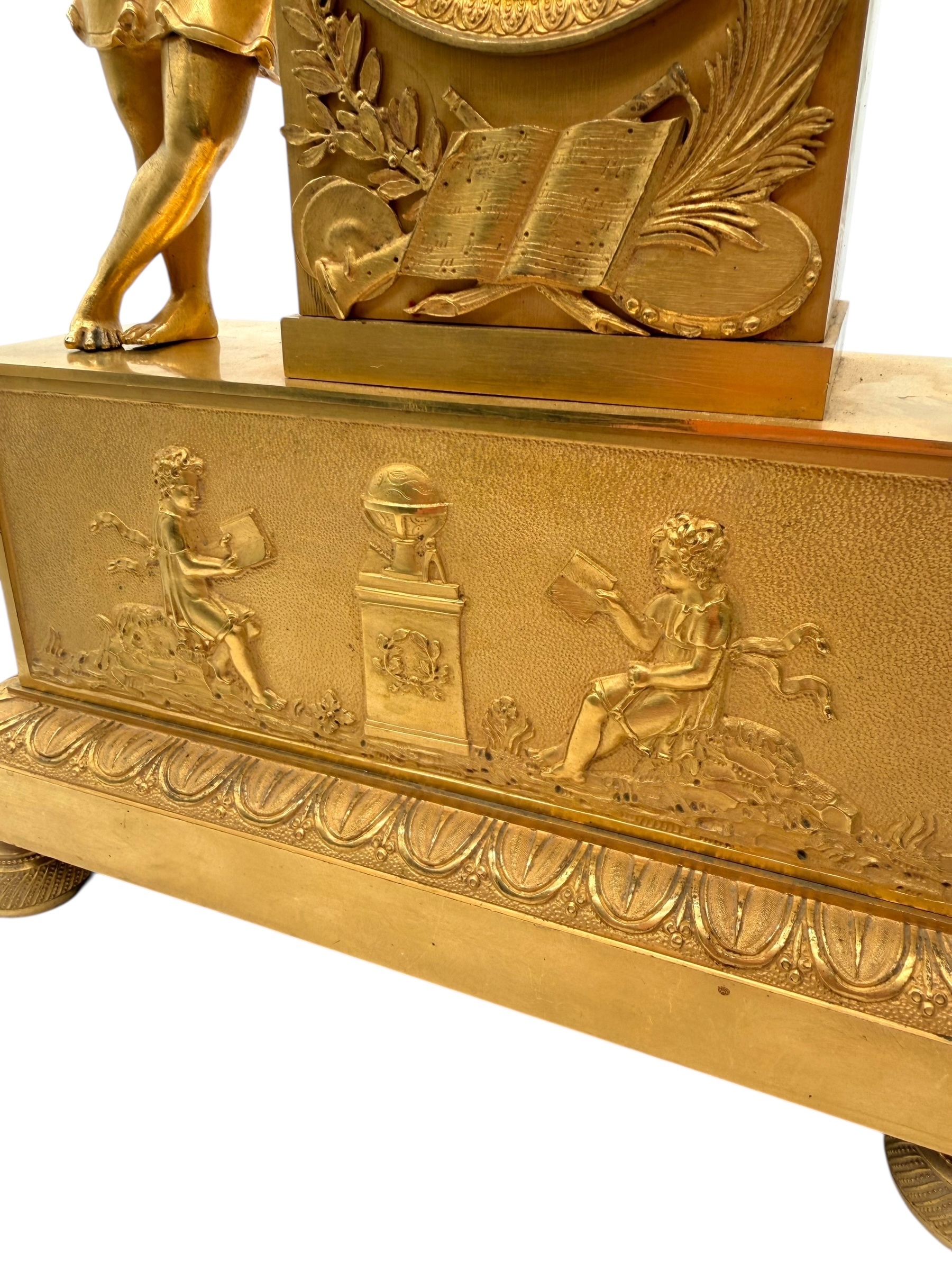 ormolu empire mantel clock
