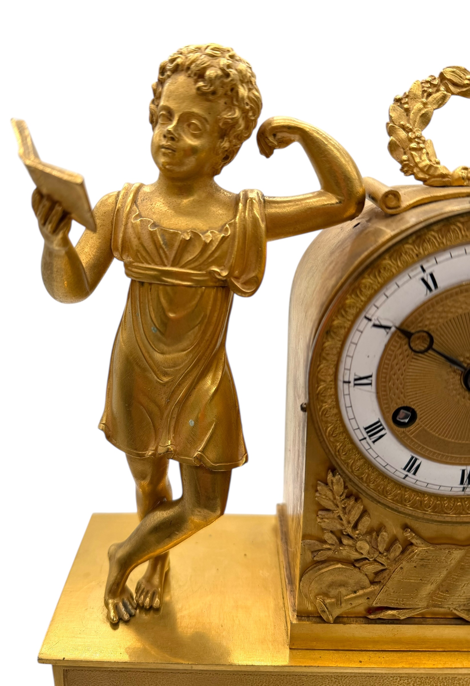 ormolu empire mantel clock