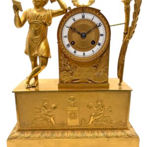 ormolu empire mantel clock