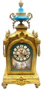 Sevres Ormolu 8-day mantel Clock