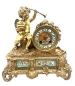 Victorian Sevres 8-day mantel Clock