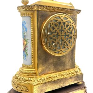 Victorian Sevres Ormolu 8-day mantel Clock