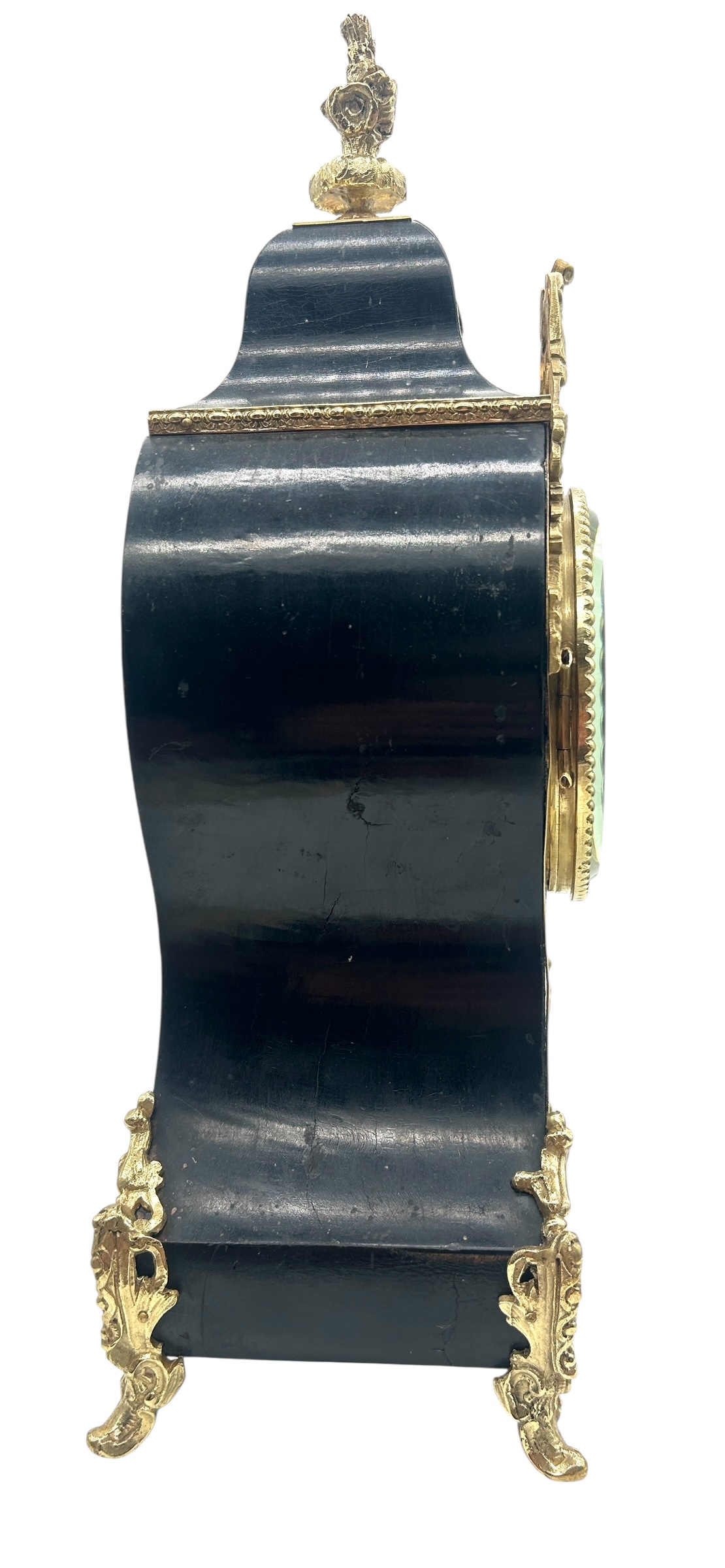 Quality Boulle Inlaid Mantel Clock