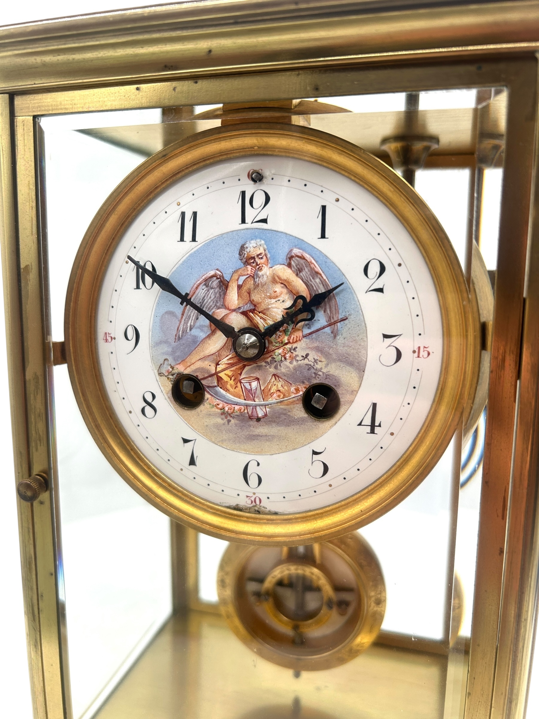 French 4 Glass Clock