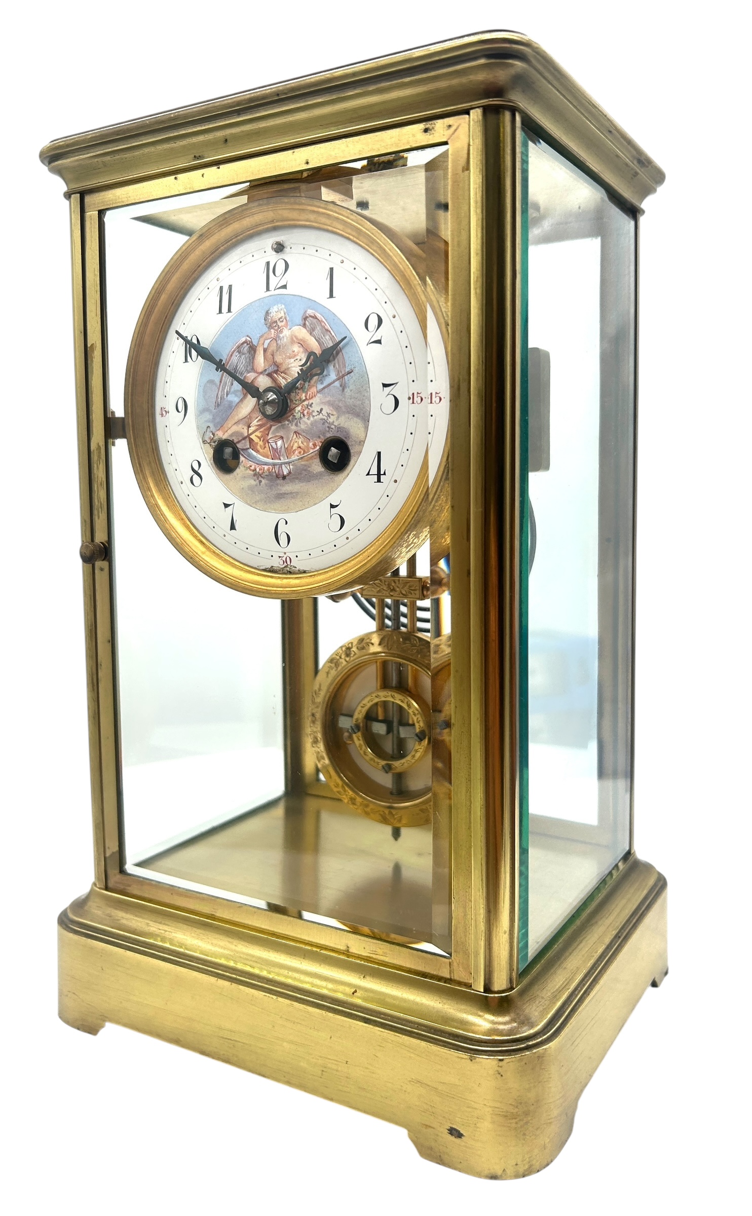 French 4 Glass Clock